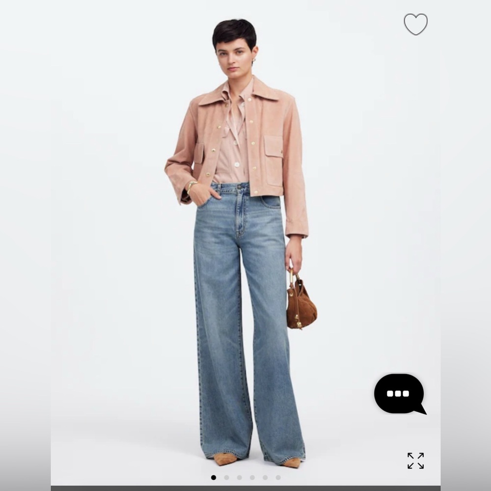 Petite Superwide-Leg Jeans: Airy Denim Edition